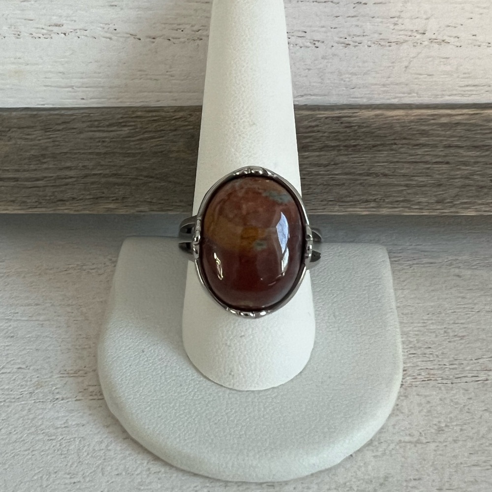 Ocean Jasper Oval  sz 10